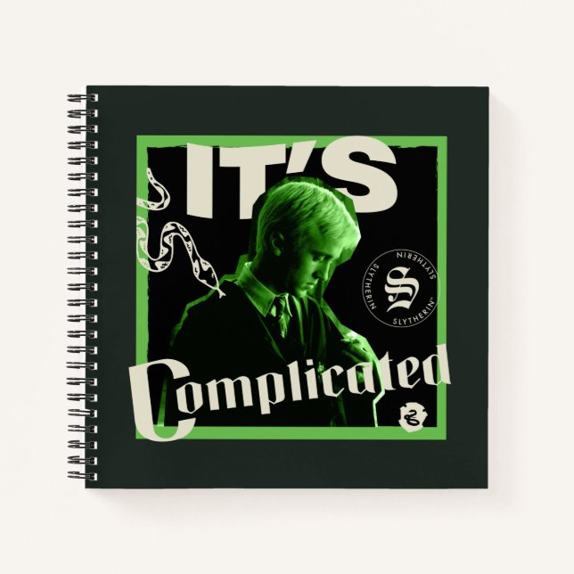 Cuaderno Draco Malfoy - "Es complicado" (Anverso)