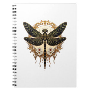 Cuaderno Dragón Art Nouveau Elegante Steampunk