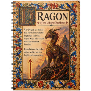 Cuaderno Dragón, Arte de Bestiario Medieval