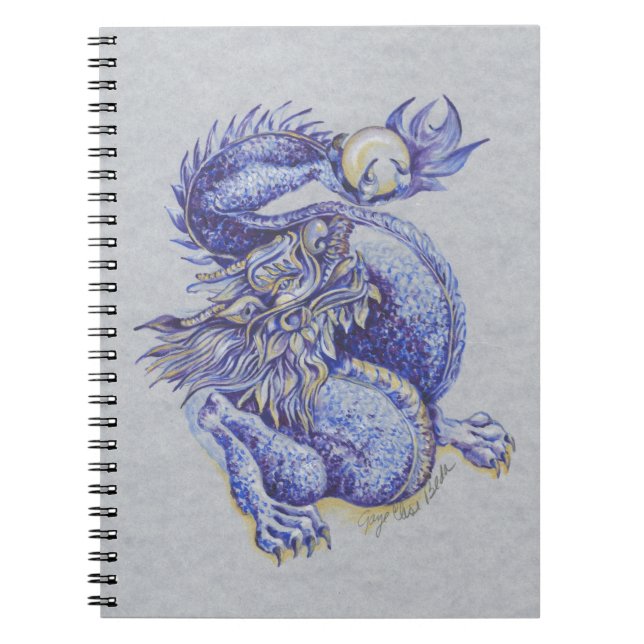 Cuaderno Dragón azul (Frente)