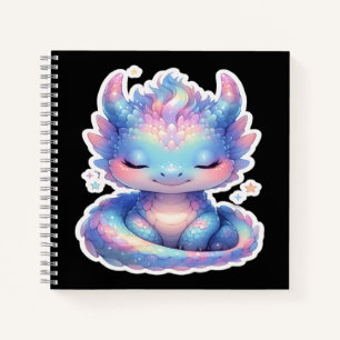 Cuaderno Dragón Bebé Pastel Adorable 