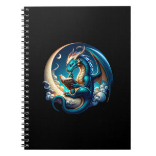 Cuaderno Dragon Bookworm, Moonlight Reading