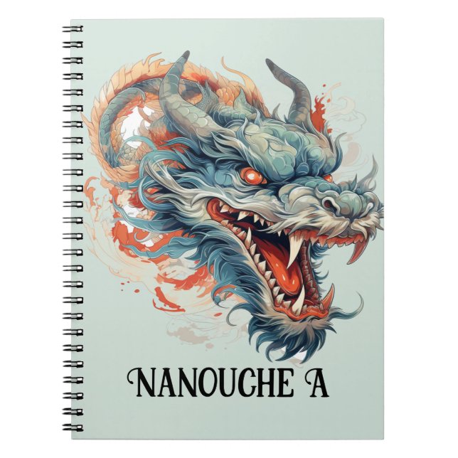 Cuaderno dragón chino (Frente)