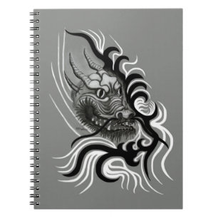 Cuaderno Dragón chino en tatuaje