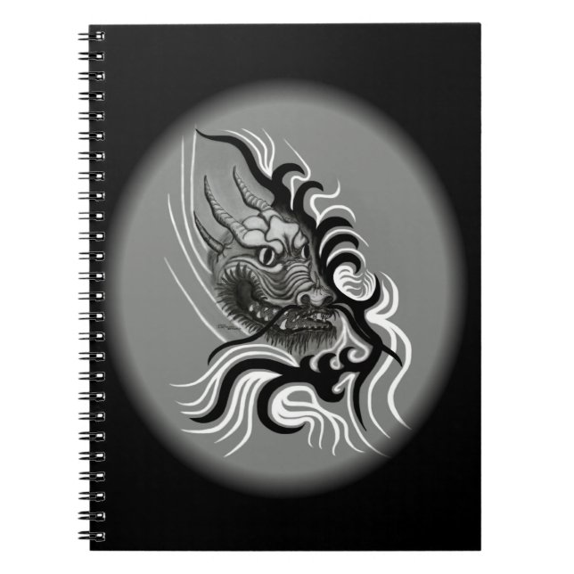 Cuaderno Dragón chino en tatuaje (Frente)