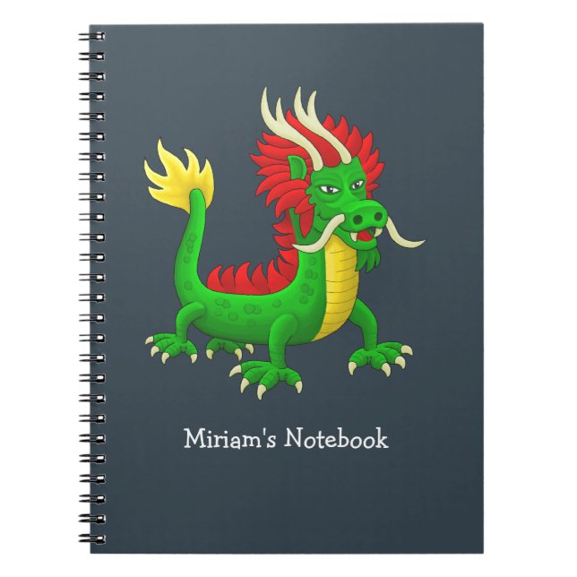 Cuaderno Dragón Chino Mitológico (Frente)