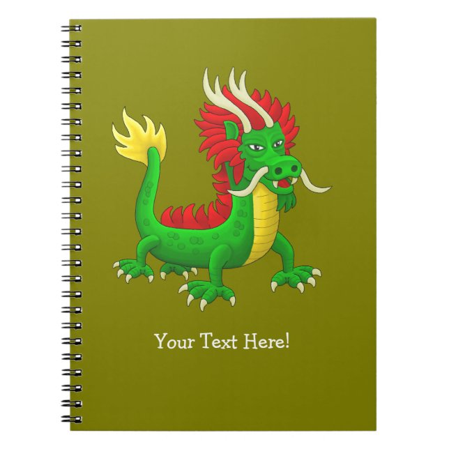 Cuaderno Dragón Chino Mitológico (Frente)