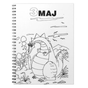 Cuaderno dragón cirílico serbio