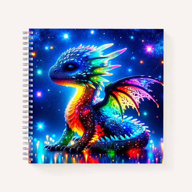 Cuaderno Dragón colorido (Anverso)
