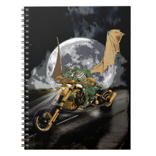 Cuaderno Dragón de carreras de arrastre y arte de fantasía 