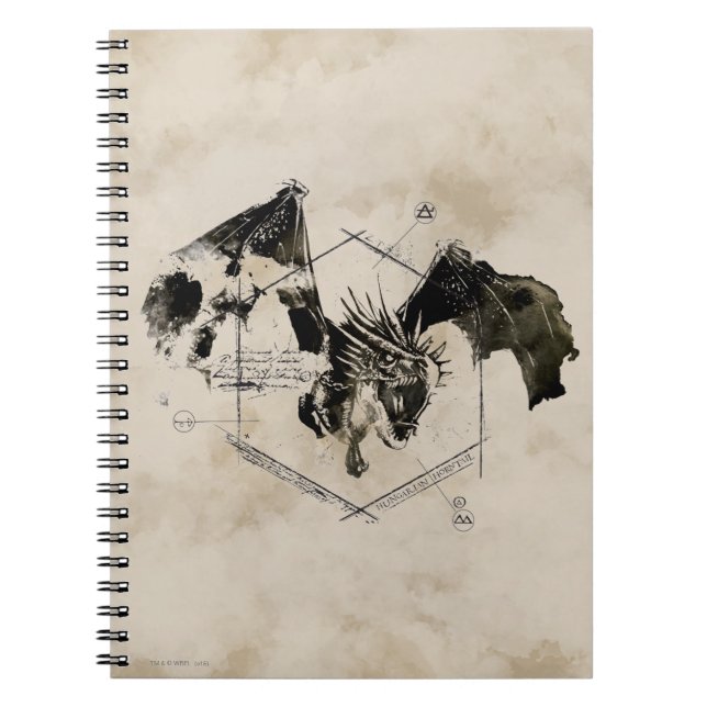 Cuaderno Dragón de Colacuerno Húngaro (Frente)