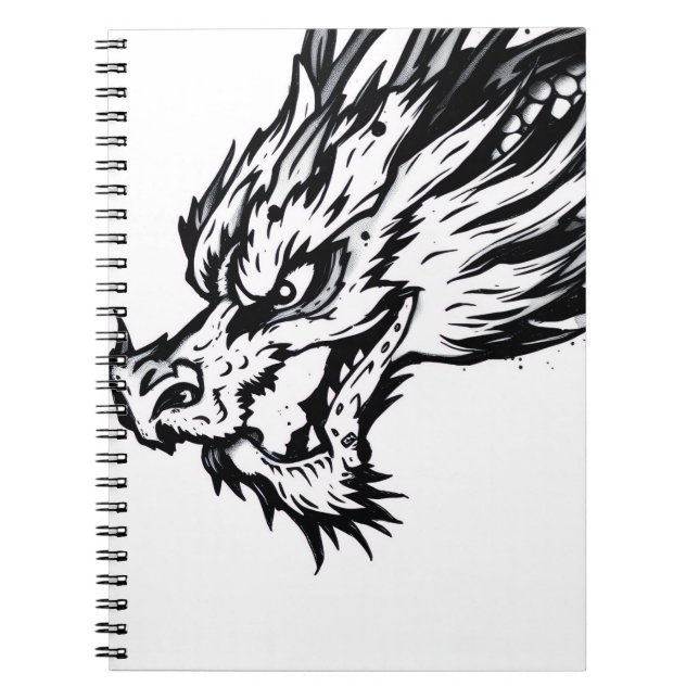 Cuaderno Dragón de Escala de Sombra (Frente)