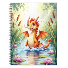 Cuaderno Dragón de estanques juguetón