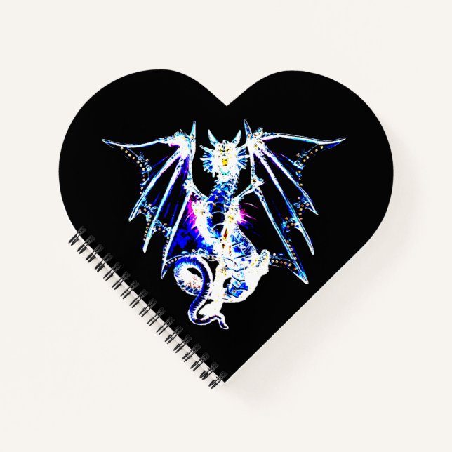 Cuaderno Dragón de fantasía de la bestia del mar (Anverso)