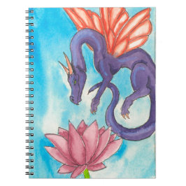 Cuaderno Dragón de hadas púrpura