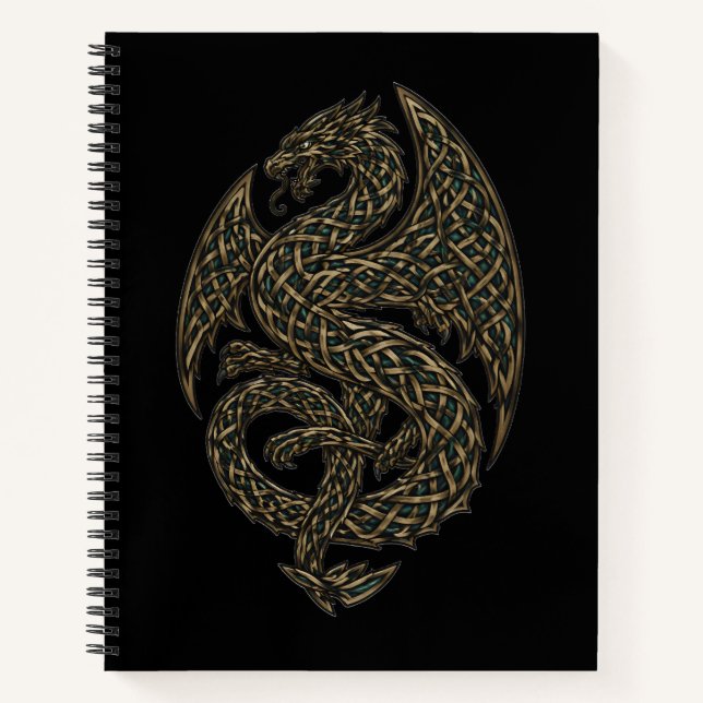 Cuaderno Dragón del nudo esmeralda (Anverso)