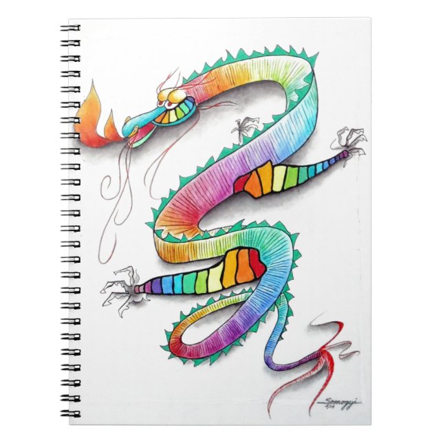 CUADERNO DRAGÓN DEL TECNICOLOR FIRE-BREATHING (Frente)