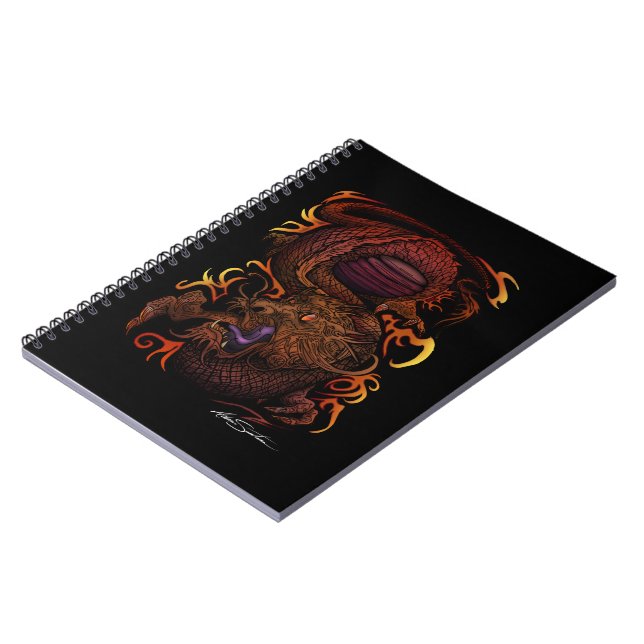 Cuaderno Dragón (Diseño de firma) (Lado Izquierdo)