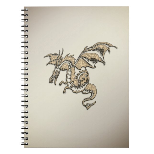 Cuaderno Dragón dorado (Frente)