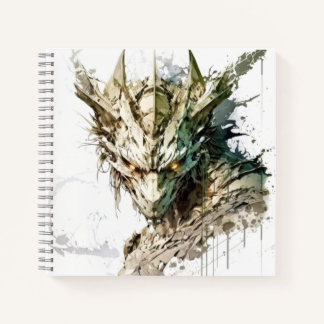 Cuaderno Dragon Fantasía Animal Pintura Vida salvaje al air