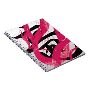 Cuaderno Dragón Hotrosado Dragón japonés fondo blanco