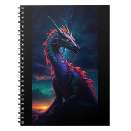 Cuaderno Dragon in Night Sky