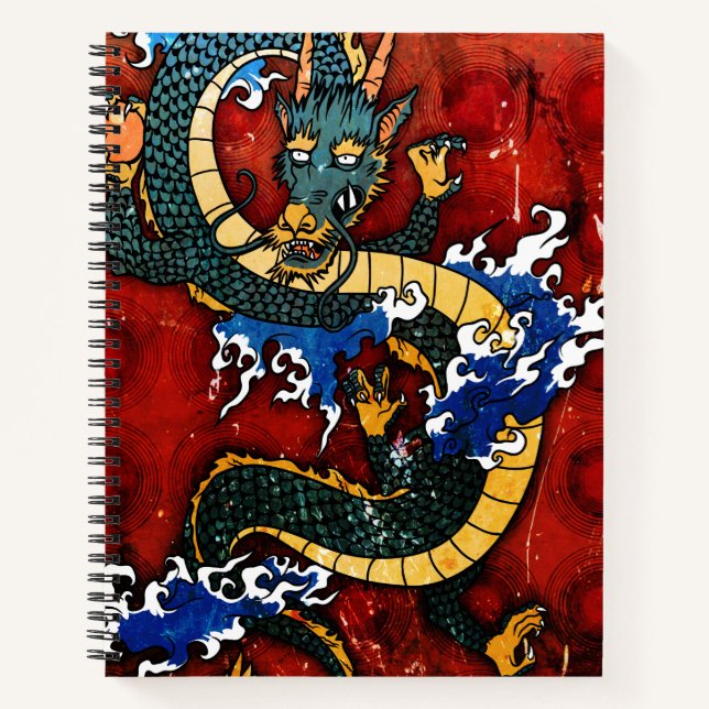 Cuaderno Dragón japonés (Anverso)