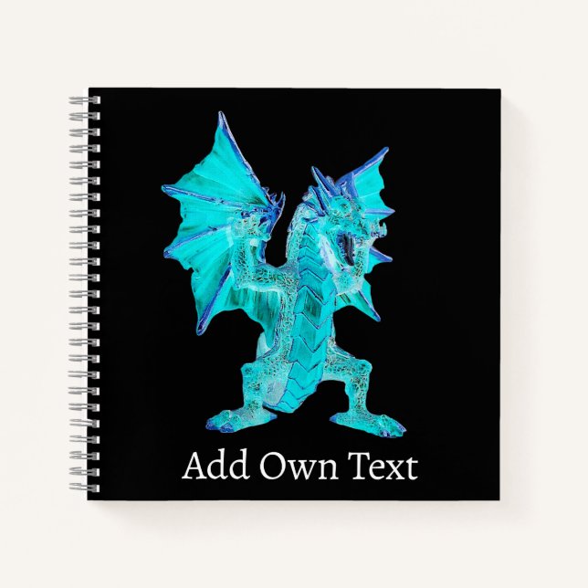 Cuaderno Dragón mítico fantástico Serpiente del cielo torme (Anverso)