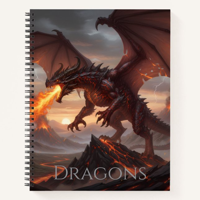 Cuaderno Dragon Notebook  (Anverso)