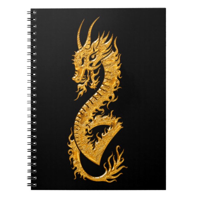 Cuaderno Dragón oriental de oro 02 var (Frente)
