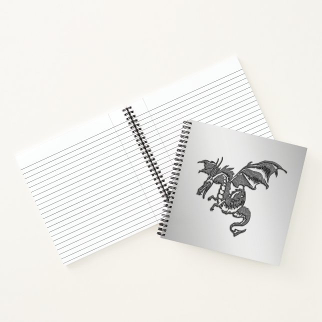 Cuaderno Dragón plateado (Interior)