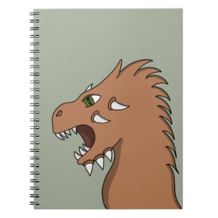 Cuaderno Dragon preparing to breathe fire