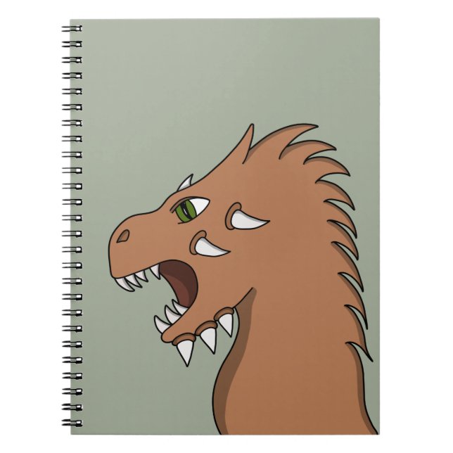 Cuaderno Dragon preparing to breathe fire (Frente)