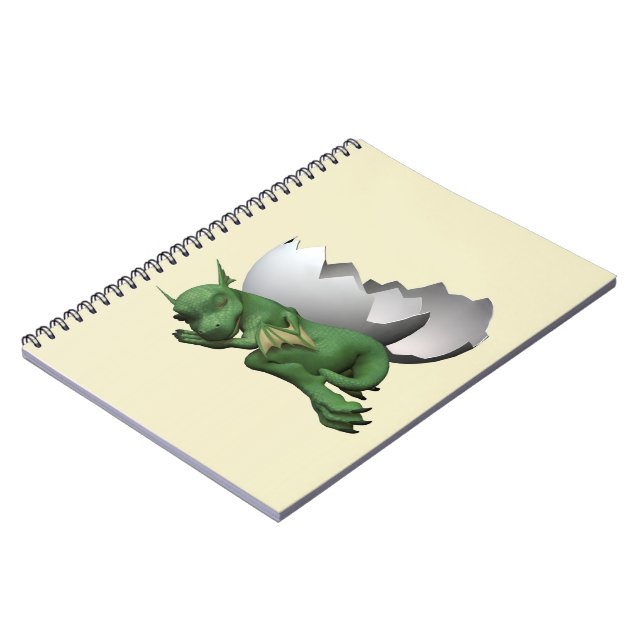 Cuaderno Dragón recién nacido (Lado Izquierdo)