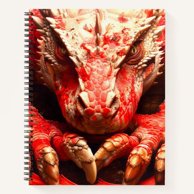 Cuaderno Dragón Rojo (Anverso)