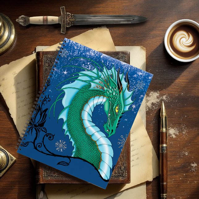 Cuaderno Dragón Rosa de invierno (Subido por el creador)
