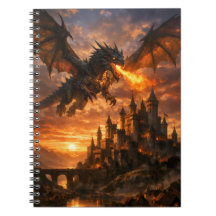 Dragón sobre el Castillo Duskfall