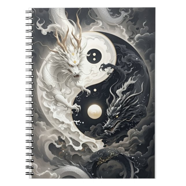 Cuaderno dragón yin yang (Frente)