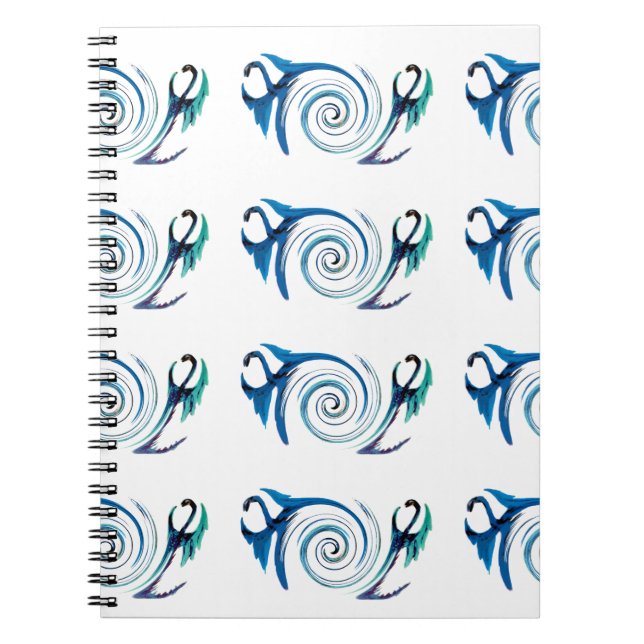 Cuaderno Dragones azules para animales míticos (Frente)