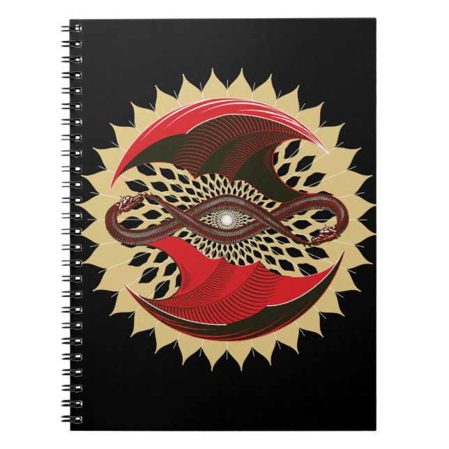 Cuaderno Dragones entrelazados (Frente)