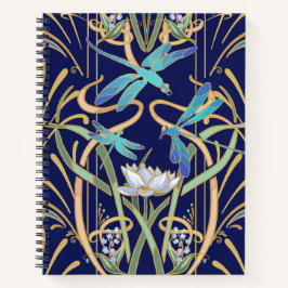 Cuaderno Dragonflies Art Nouveau