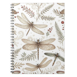 Cuaderno Dragonflies del espíritu de vacaciones