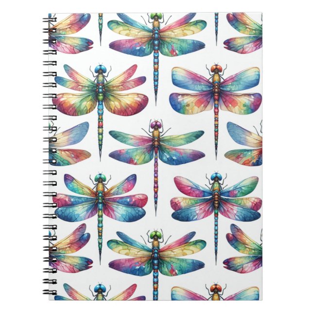 Cuaderno Dragonflies Kaleidoscope (Frente)