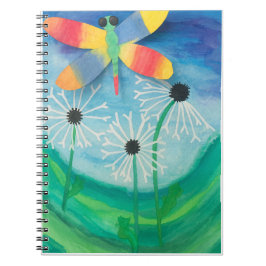 Cuaderno Dragonfly & Dandelion Watercolor