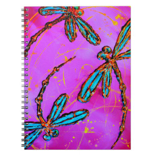 Cuaderno Dragonfly Flit Electric Pink