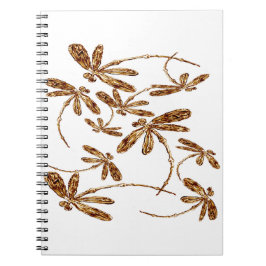 Cuaderno Dragonfly Frenzy Gold