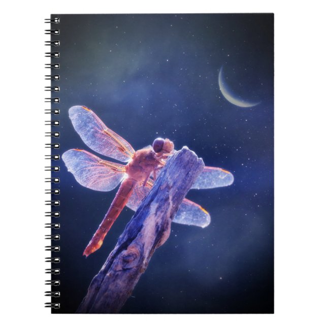 Cuaderno Dragonfly y Moon (Frente)