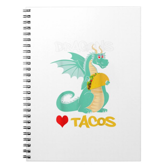 Cuaderno Dragons Love Tacos  (Frente)
