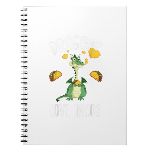 Cuaderno Dragons Love Tacos  (Frente)