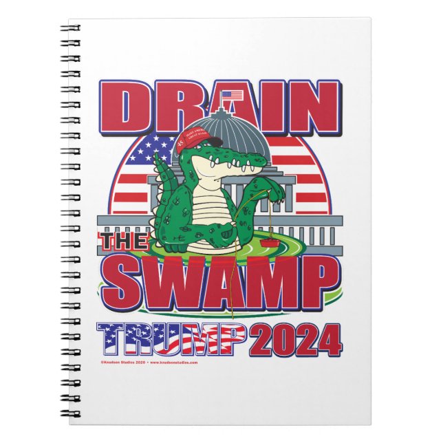 Cuaderno Drain-The-Swamp-Trump-2024 (Frente)
